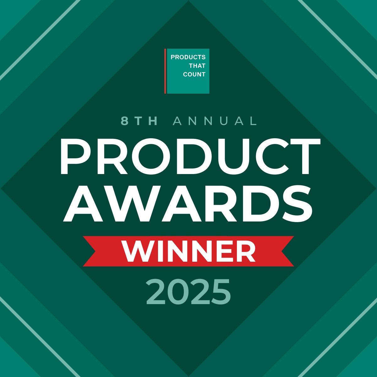 Products That Count 2025 Product Award Winner